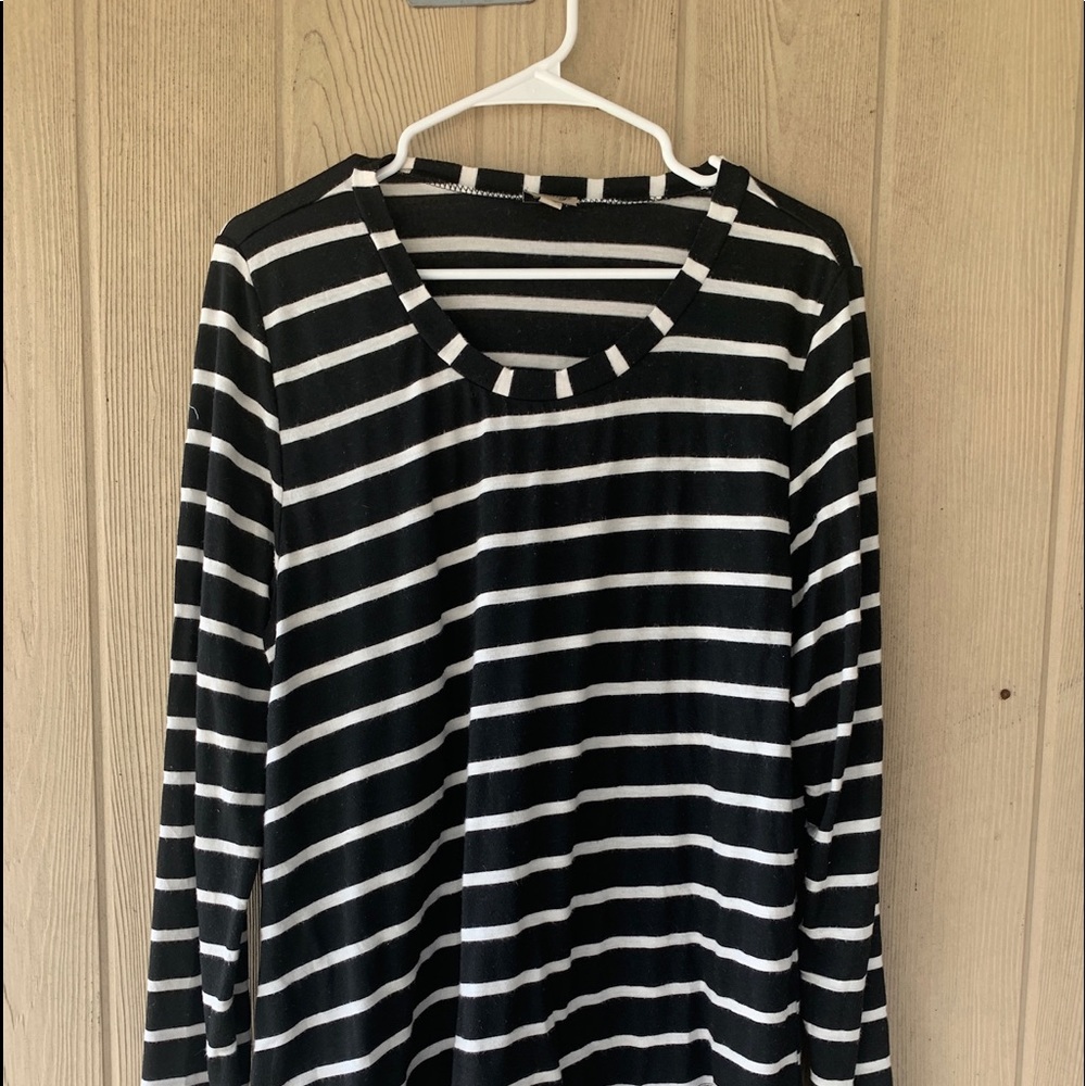 Wrangler Como Vintage Black & White Top Size XL
